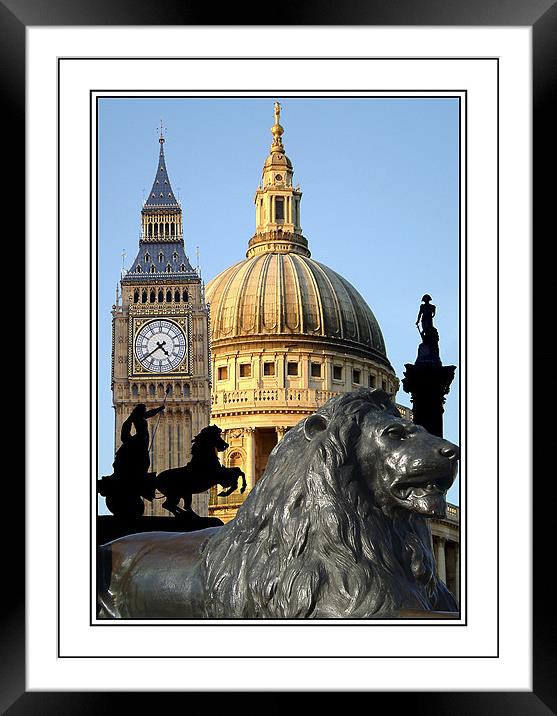 London Framed Mounted Print by Steve White