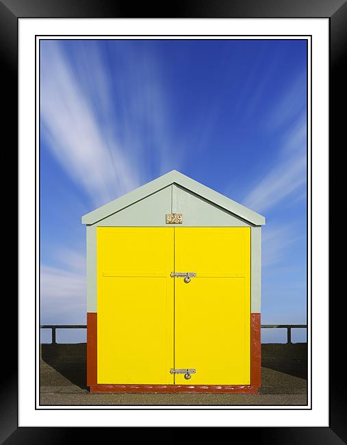 Brighton beach hut Framed Print by Steve White