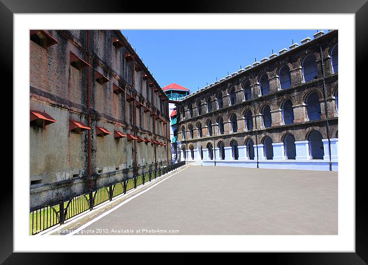 cellular jail Port Blair Framed Mounted Print by anurag gupta