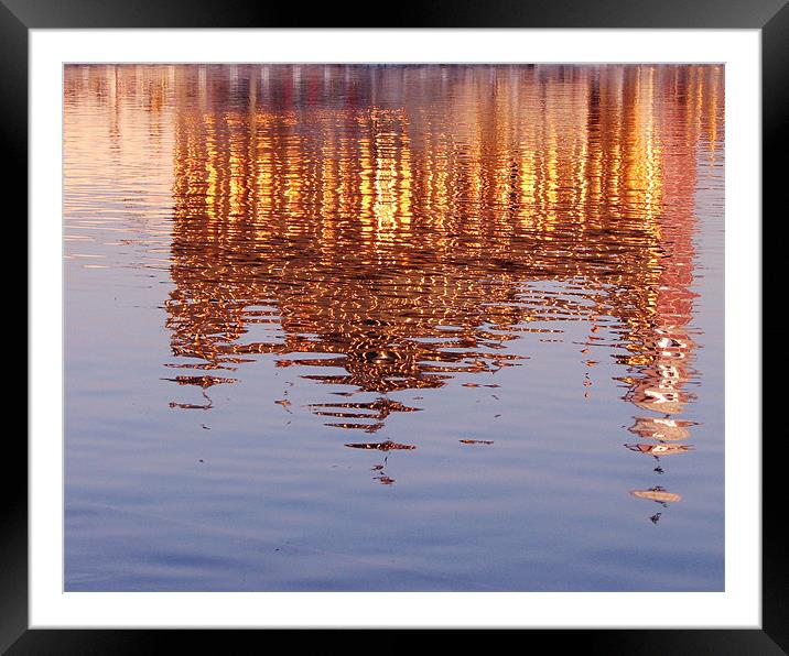 reflections Framed Mounted Print by anurag gupta
