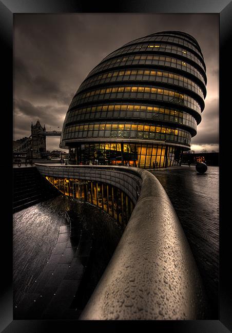 City Hall Framed Print by Chester Tugwell