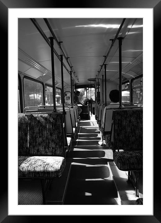 ...By Bus...  Framed Mounted Print by Francis  Mara Primon
