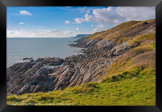 Serene Ocean View Framed Print by Peter Thomas