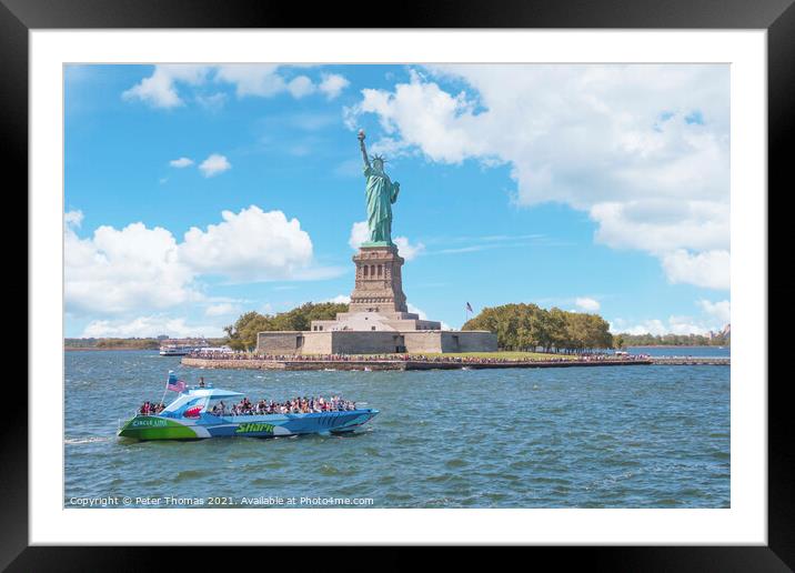 Majestic symbol of freedom Framed Mounted Print by Peter Thomas