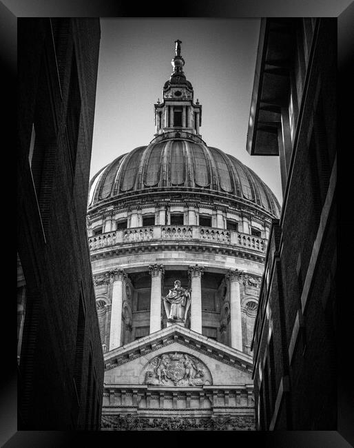 St Pauls Cathedral  Framed Print by Nathan Benham