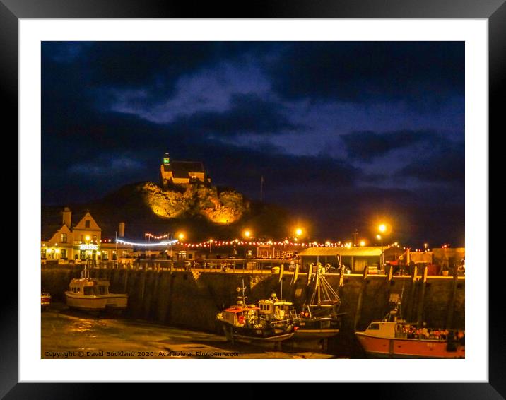 Ilfracombe At Night Framed Mounted Print by David Buckland