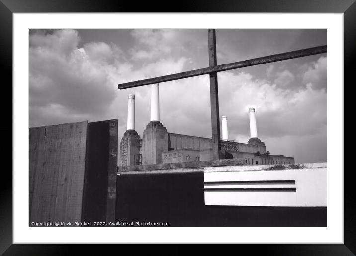 Battersea Power Station. London. England. Framed Mounted Print by Kevin Plunkett