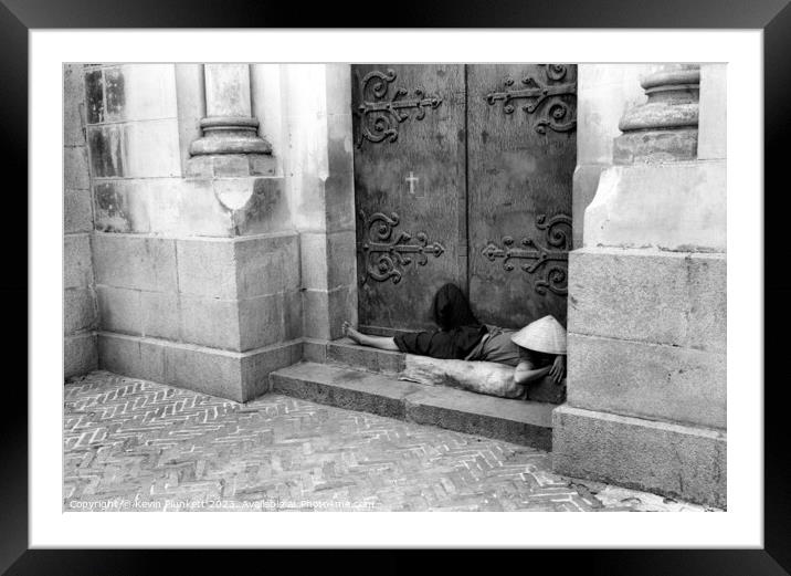 Notre Dame Cathedral of Ho Chi Minh ( Saigon ). Vietnam 1991 Framed Mounted Print by Kevin Plunkett