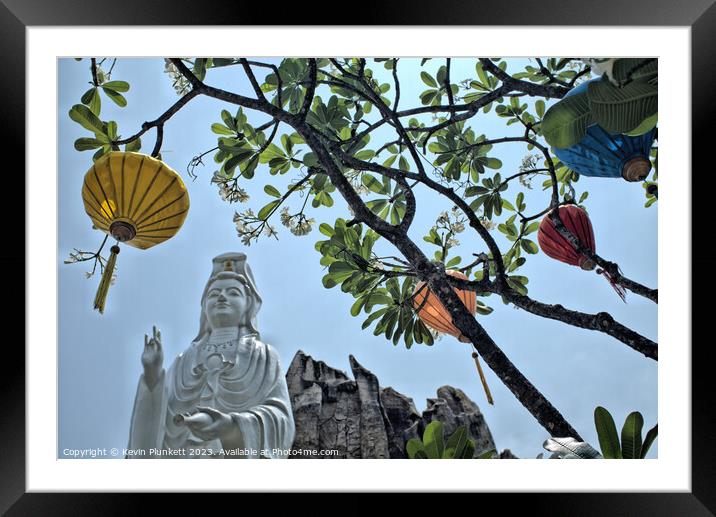 Ho Chi Minh City ( Saigon ) Vietnam. Buddhist Temple. Framed Mounted Print by Kevin Plunkett