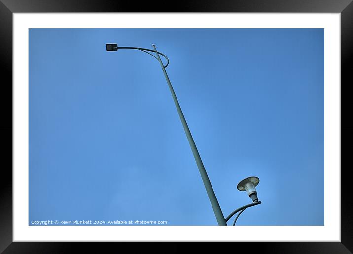 Road Lamp Post. Ho Chi Minh City. Vietnam Framed Mounted Print by Kevin Plunkett