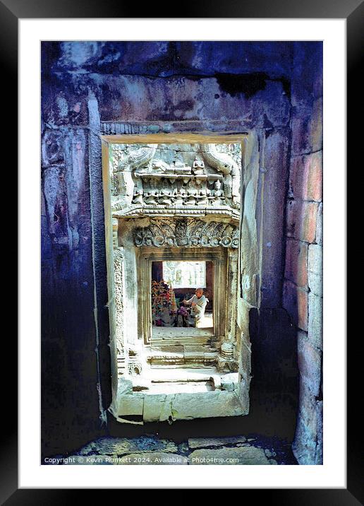 Angkor Wat Framed Mounted Print by Kevin Plunkett