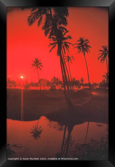 Colva Beach Goa, India Framed Print by Kevin Plunkett