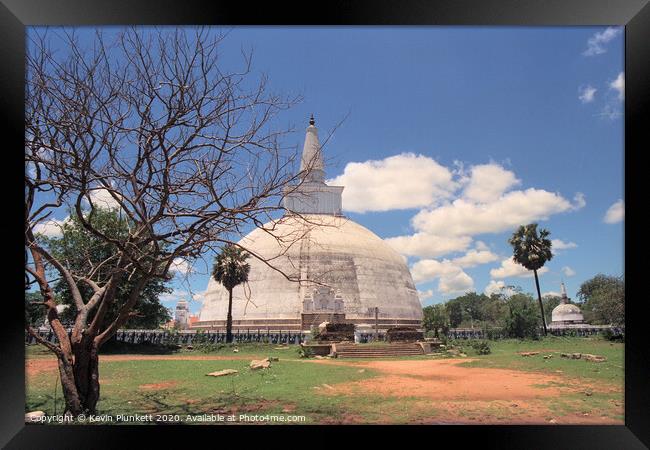 Anuradhapura, Sri Lanka Framed Print by Kevin Plunkett