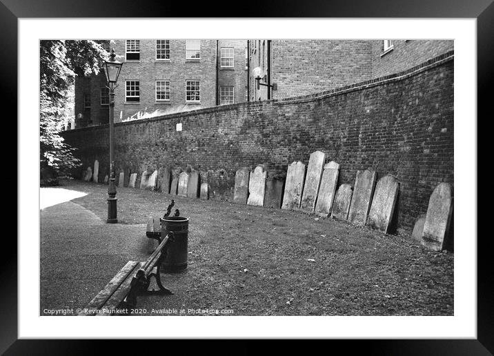 St John's Churchyard Wapping, London Framed Mounted Print by Kevin Plunkett