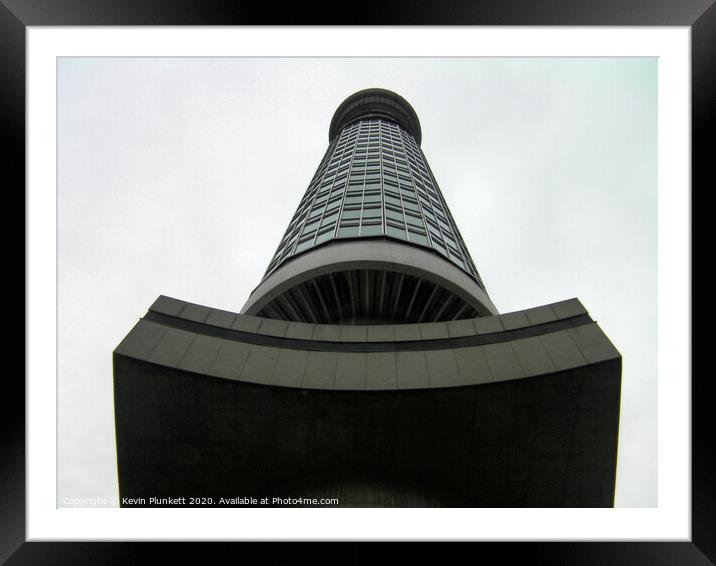 BT Tower London Framed Mounted Print by Kevin Plunkett