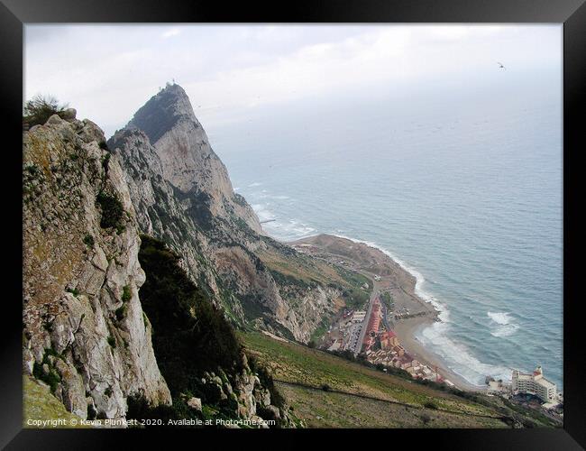 Rock of Gibraltar Framed Print by Kevin Plunkett
