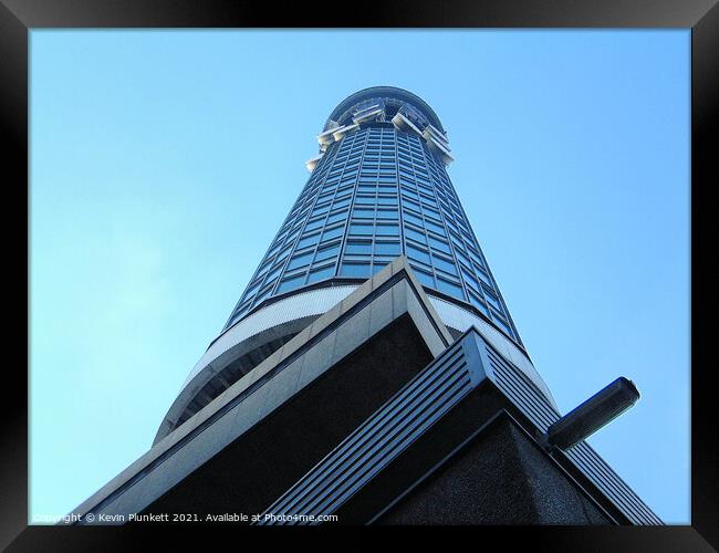 The BT Tower London Framed Print by Kevin Plunkett