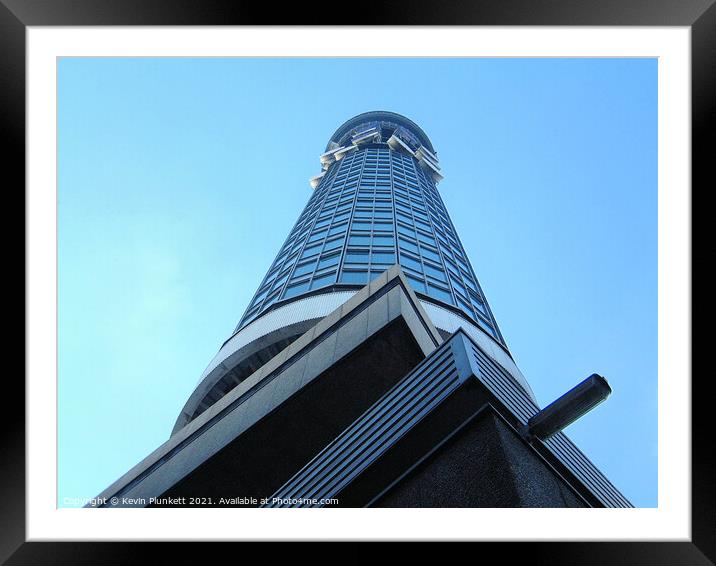 The BT Tower London Framed Mounted Print by Kevin Plunkett