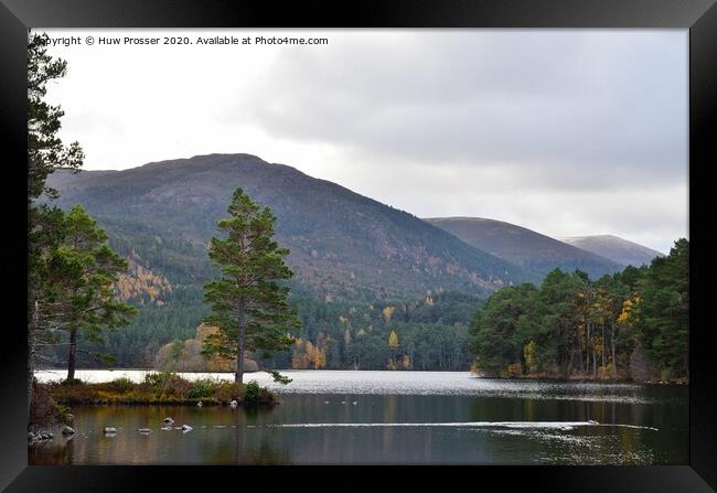 Loch an Eilein Framed Print by Huw Prosser