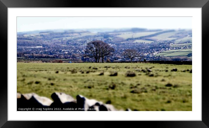 Yorkshire morning  Framed Mounted Print by craig hopkins