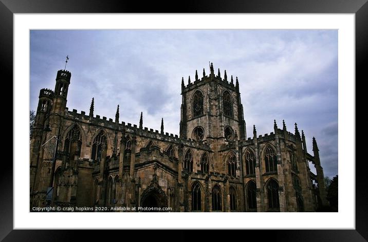 Beverley Cathedral Framed Mounted Print by craig hopkins