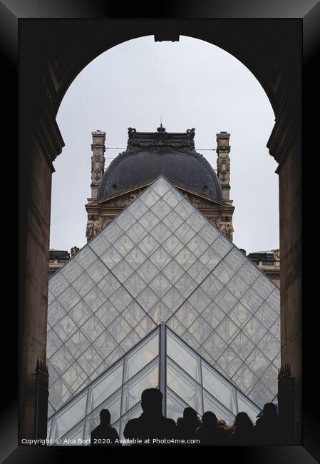 Louvre Framed Print by Ana Bort