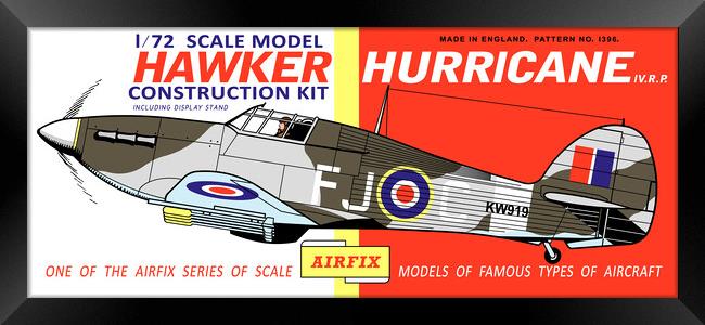 Airfix Hawker Hurricane (licensed by Hornby) Framed Print by Phillip Rhodes