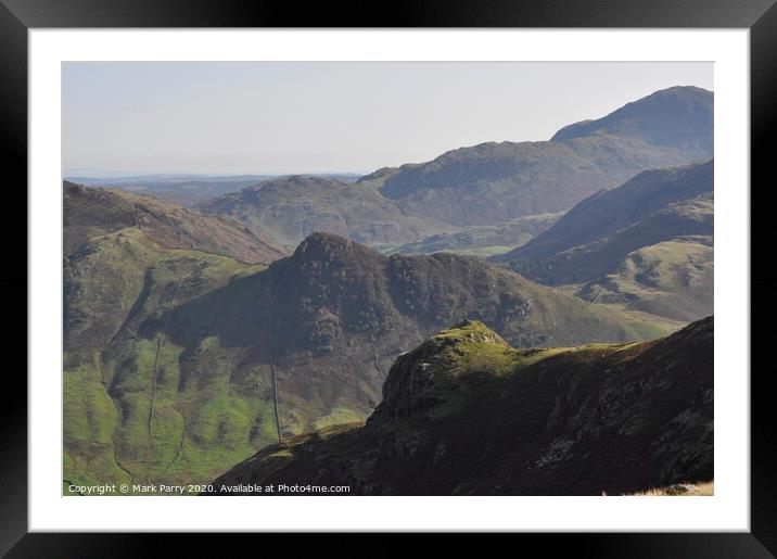 Outdoor mountain Framed Mounted Print by Mark Parry