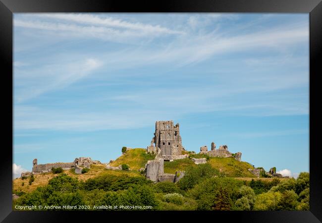 Glorious ruins Framed Print by Andrew Millard