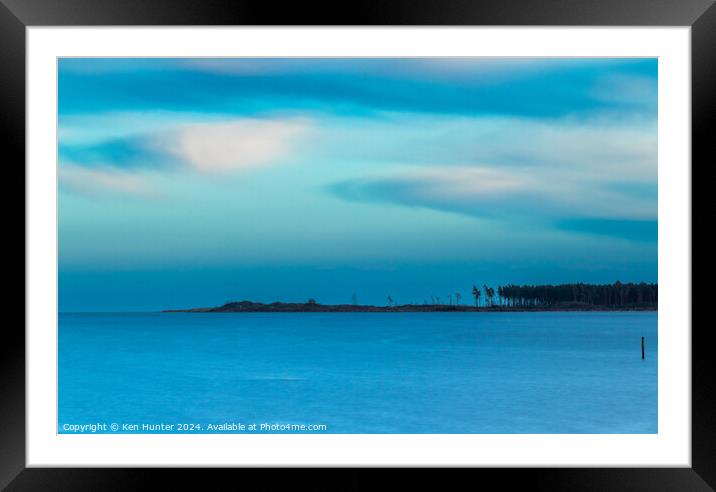 Tentsmuir at Dusk Framed Mounted Print by Ken Hunter