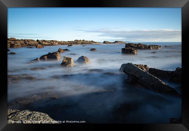 Misty Foreshore Framed Print by Ken Hunter