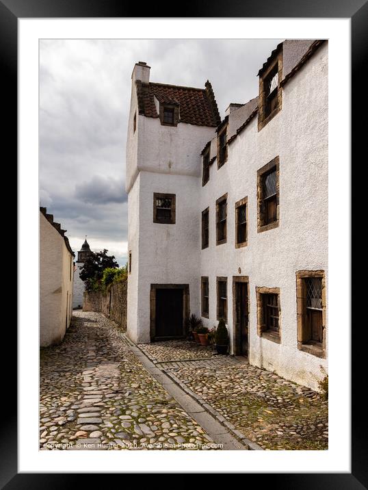 The Old Study - Culross Framed Mounted Print by Ken Hunter