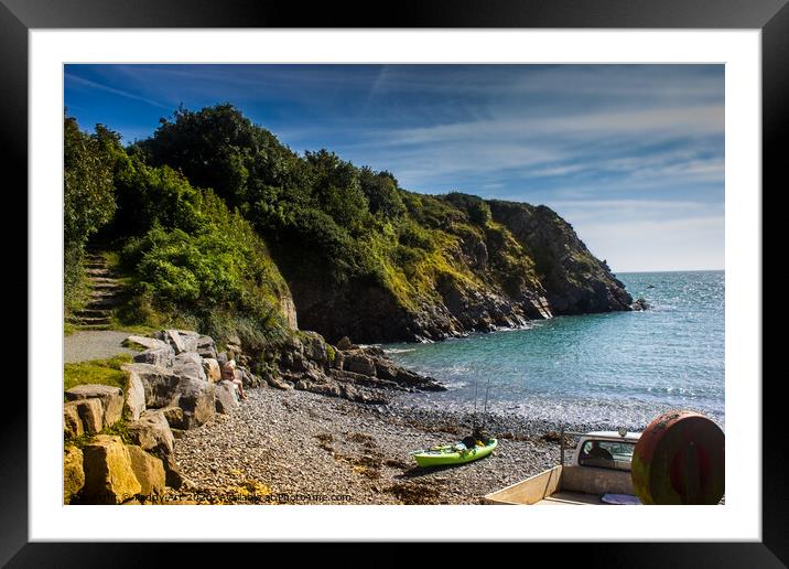 Stackpole Quay, South Pembs. Framed Mounted Print by Paddy Art