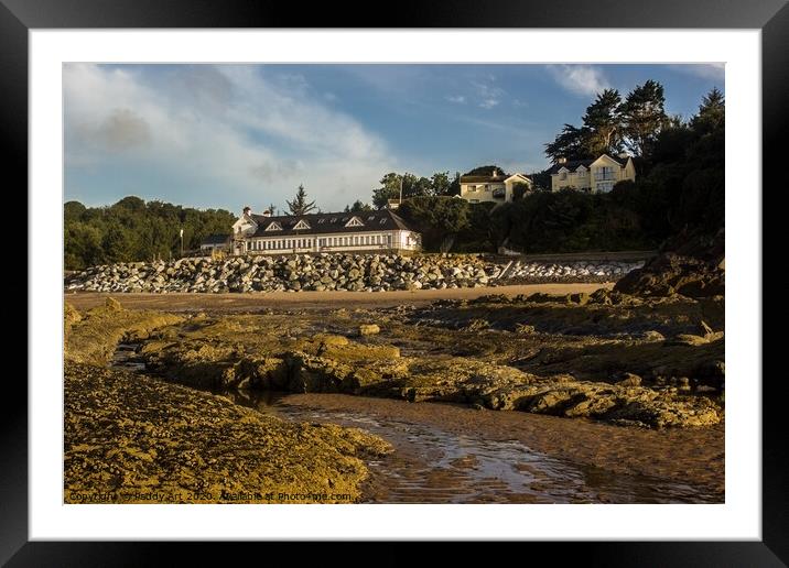 Wiseman's Bridge Inn - Saundersfoot Framed Mounted Print by Paddy Art