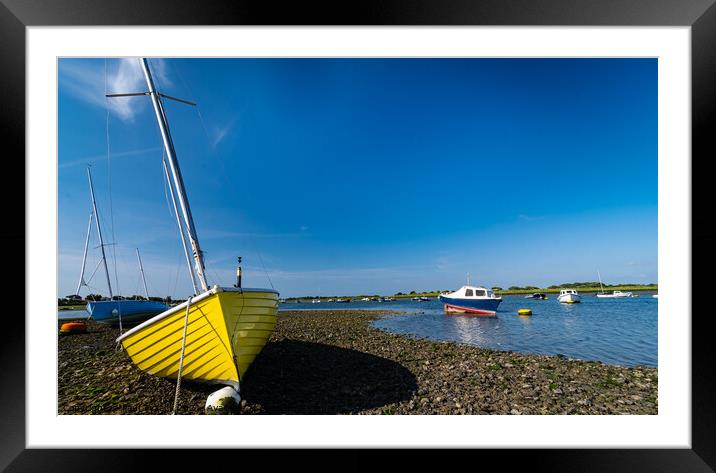 The Yellow at Bosham Framed Mounted Print by Paul Tyzack
