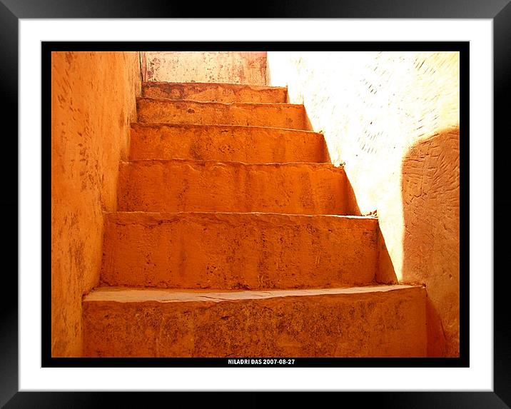 STAIRS TO HEAVEN  Framed Mounted Print by NILADRI DAS