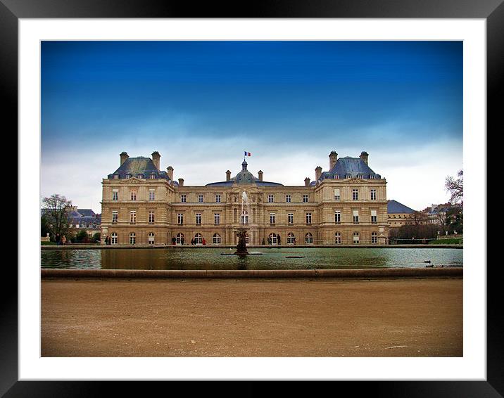 palace in park Framed Mounted Print by NILADRI DAS