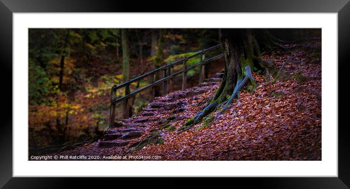 Stone steps Framed Mounted Print by Phill Ratcliffe
