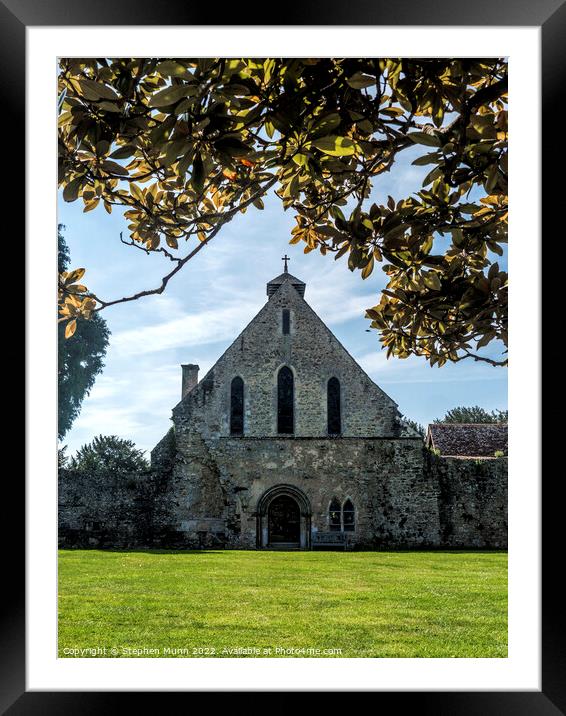 Beaulieu Abbey Church Framed Mounted Print by Stephen Munn