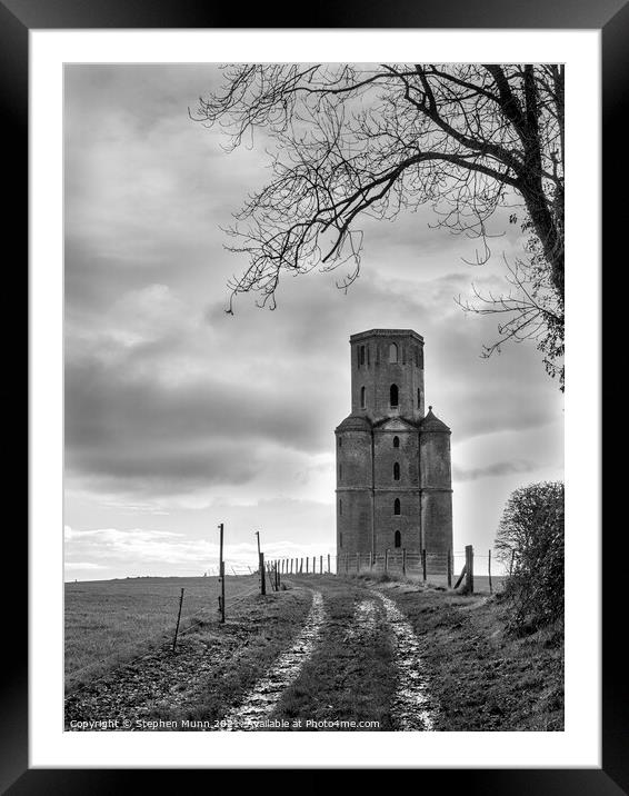 Horton Tower, Horton, Dorset Framed Mounted Print by Stephen Munn