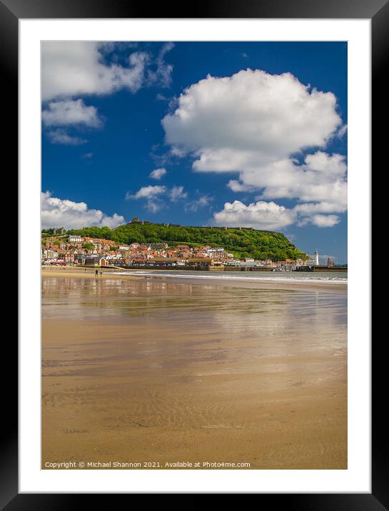 Scarborough South Bay Framed Mounted Print by Michael Shannon