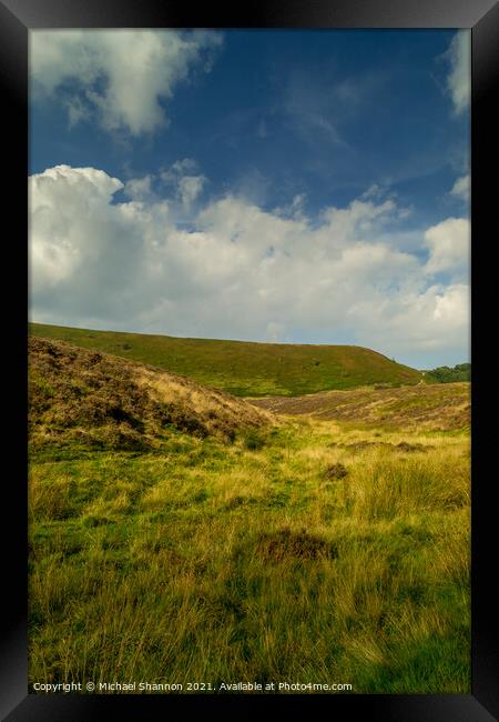 Hole of Horcum, North Yorkshire Moors Framed Print by Michael Shannon