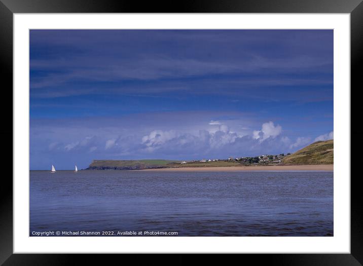 River Camel Estuary in Cornwall Framed Mounted Print by Michael Shannon
