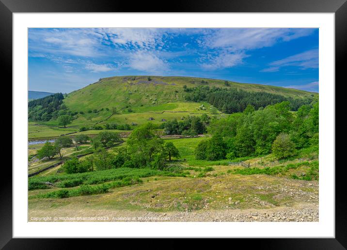 Swaledale, Yorkshire Dales National Park Framed Mounted Print by Michael Shannon
