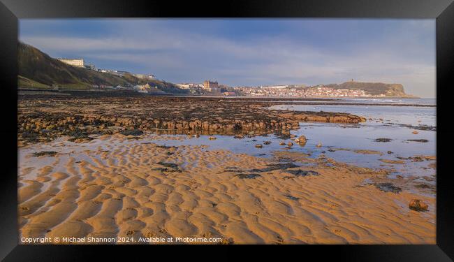 Scarborough South Bay Framed Print by Michael Shannon