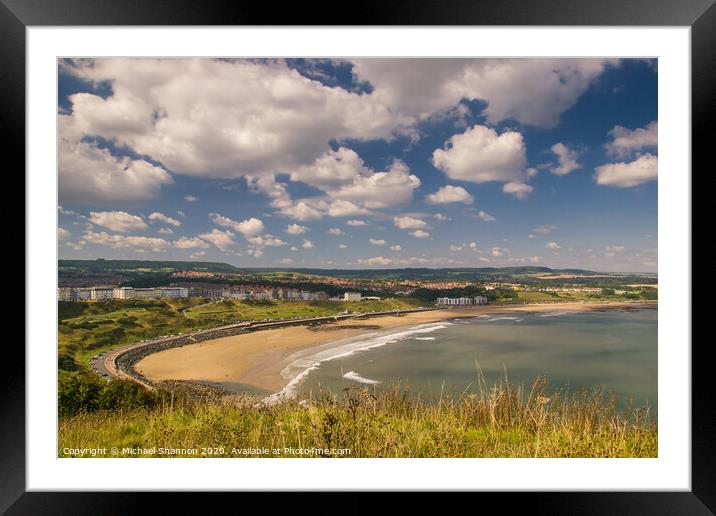 Scarborough North Bay Framed Mounted Print by Michael Shannon