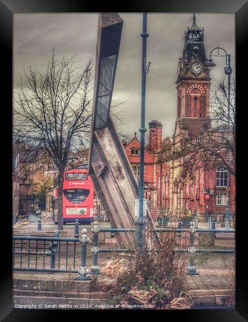 Stalybridge town Framed Print by Sarah Paddison