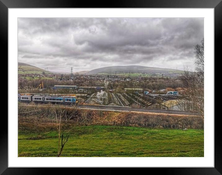 Stalybridge Encapsualted in an image Framed Mounted Print by Sarah Paddison