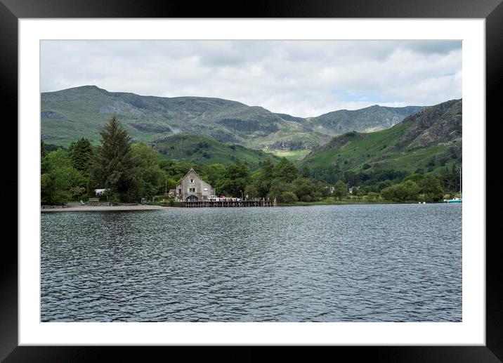 House on the Lake Framed Mounted Print by Tony Brooks