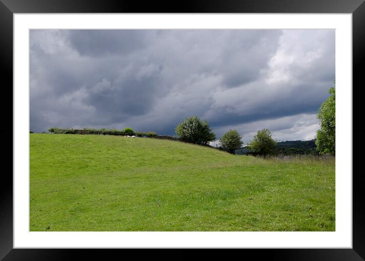 Storm over head Framed Mounted Print by Tony Brooks